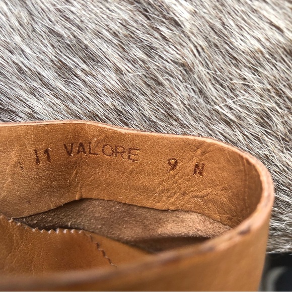 Donald J Pliner Valore slip on mule slide sandal cognac leather kitten heel 9N - Picture 5 of 7